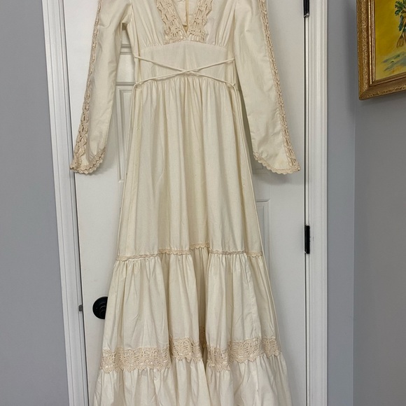 Vintage Gunne Sax maxi dress 1970s size 5 - Picture 12 of 16